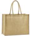 W470 Westford Mill Natural Starched Jute Classic Shopper Natural colour image